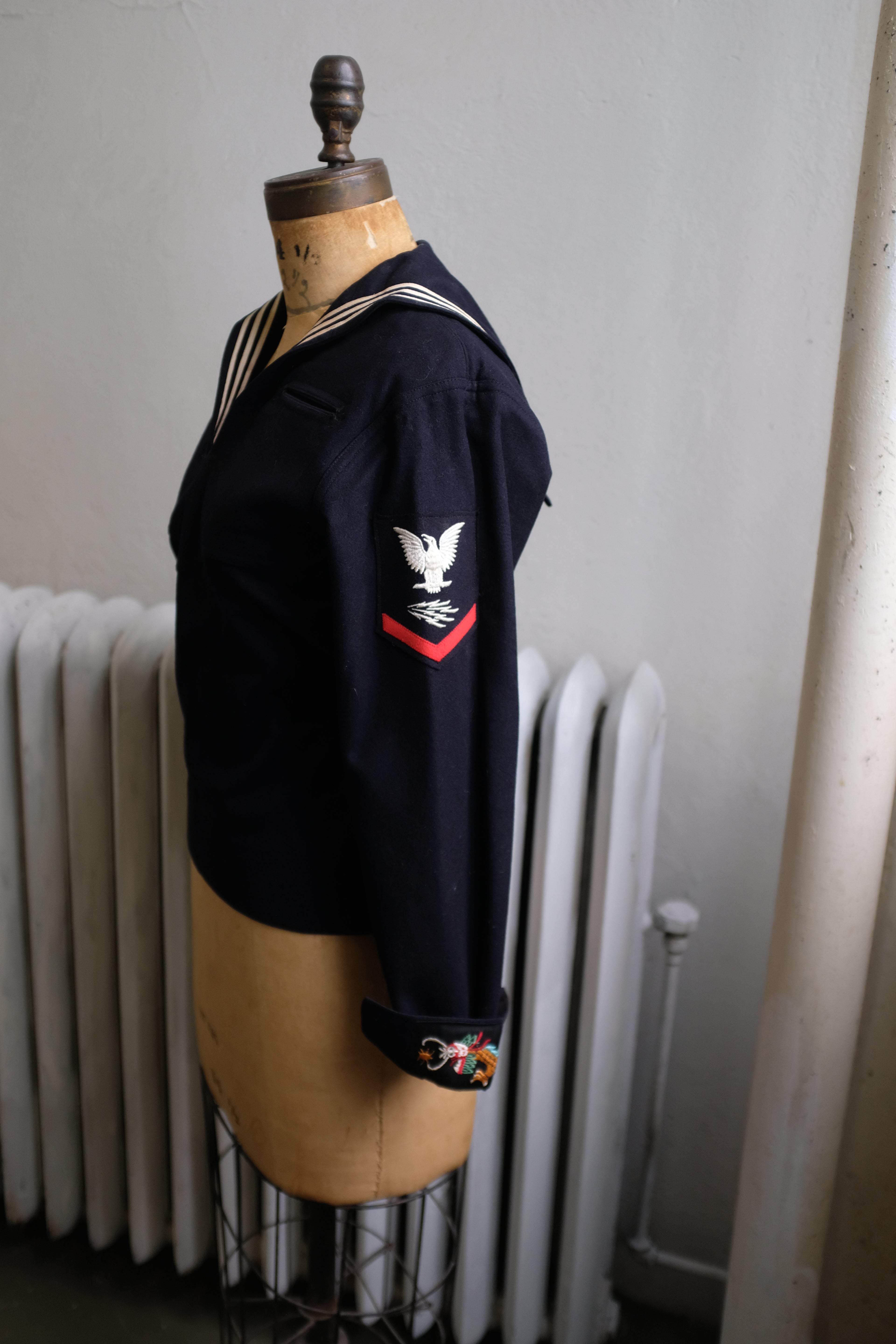 1940s USN Jumper w/ Liberty Cuffs - Mermaid