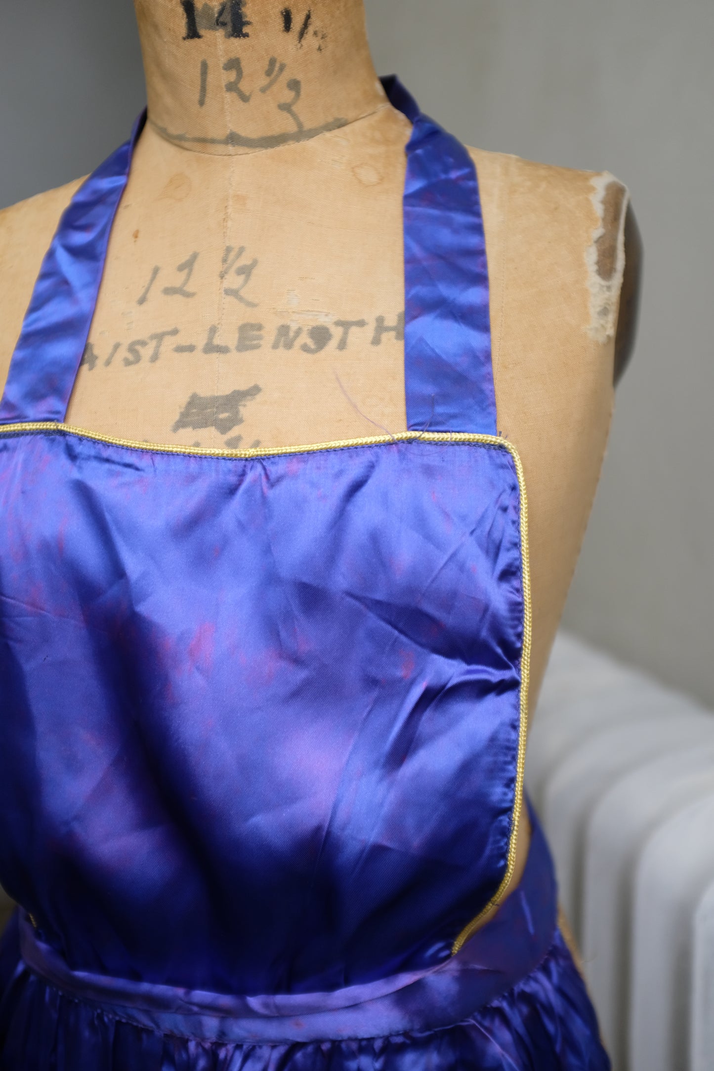 1950s Satin US Navy Apron
