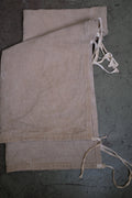 1955 French Burlap Canvas Cot Cover