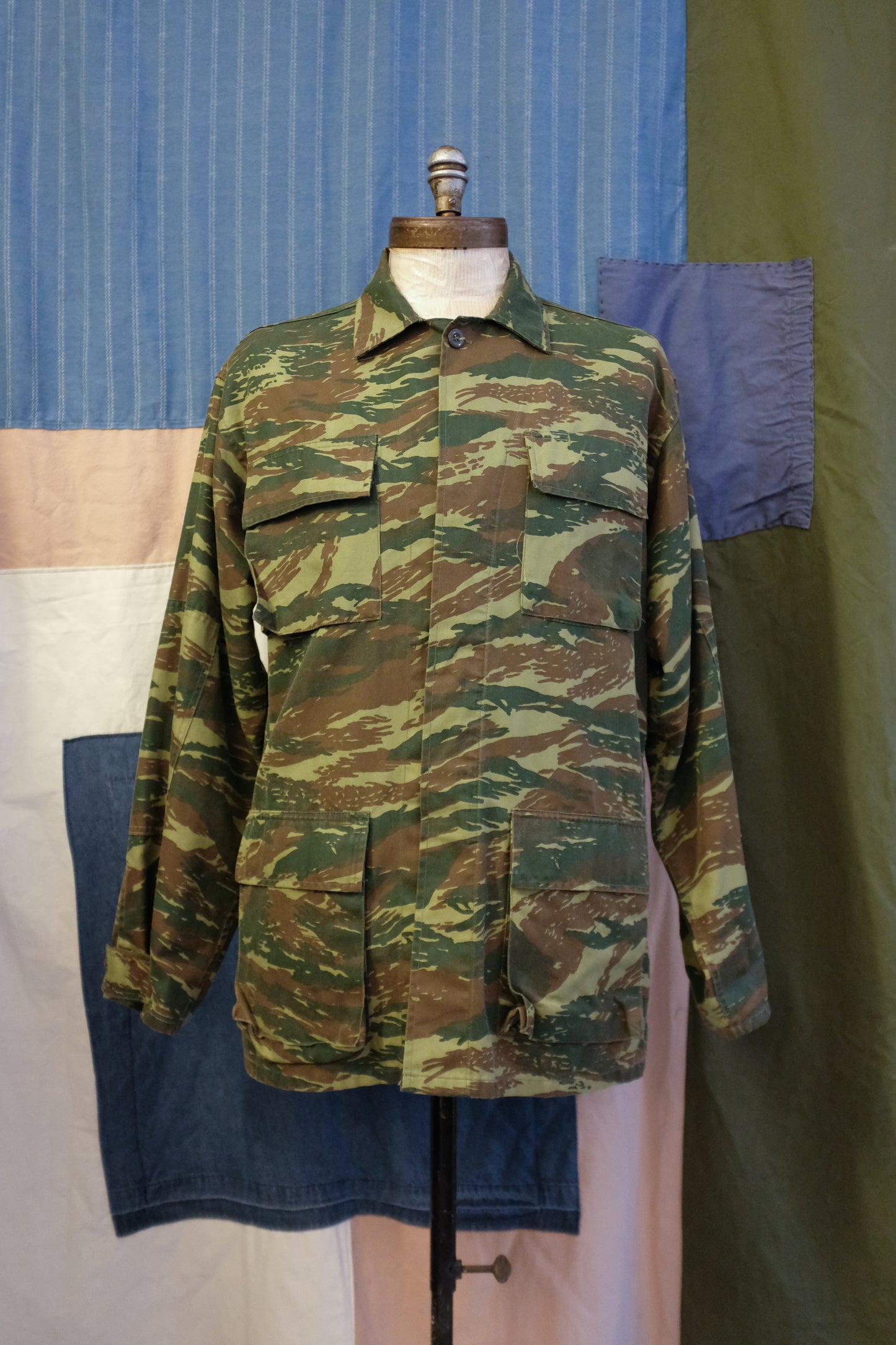 1970s French Lizard Camo M64 Field Jacket