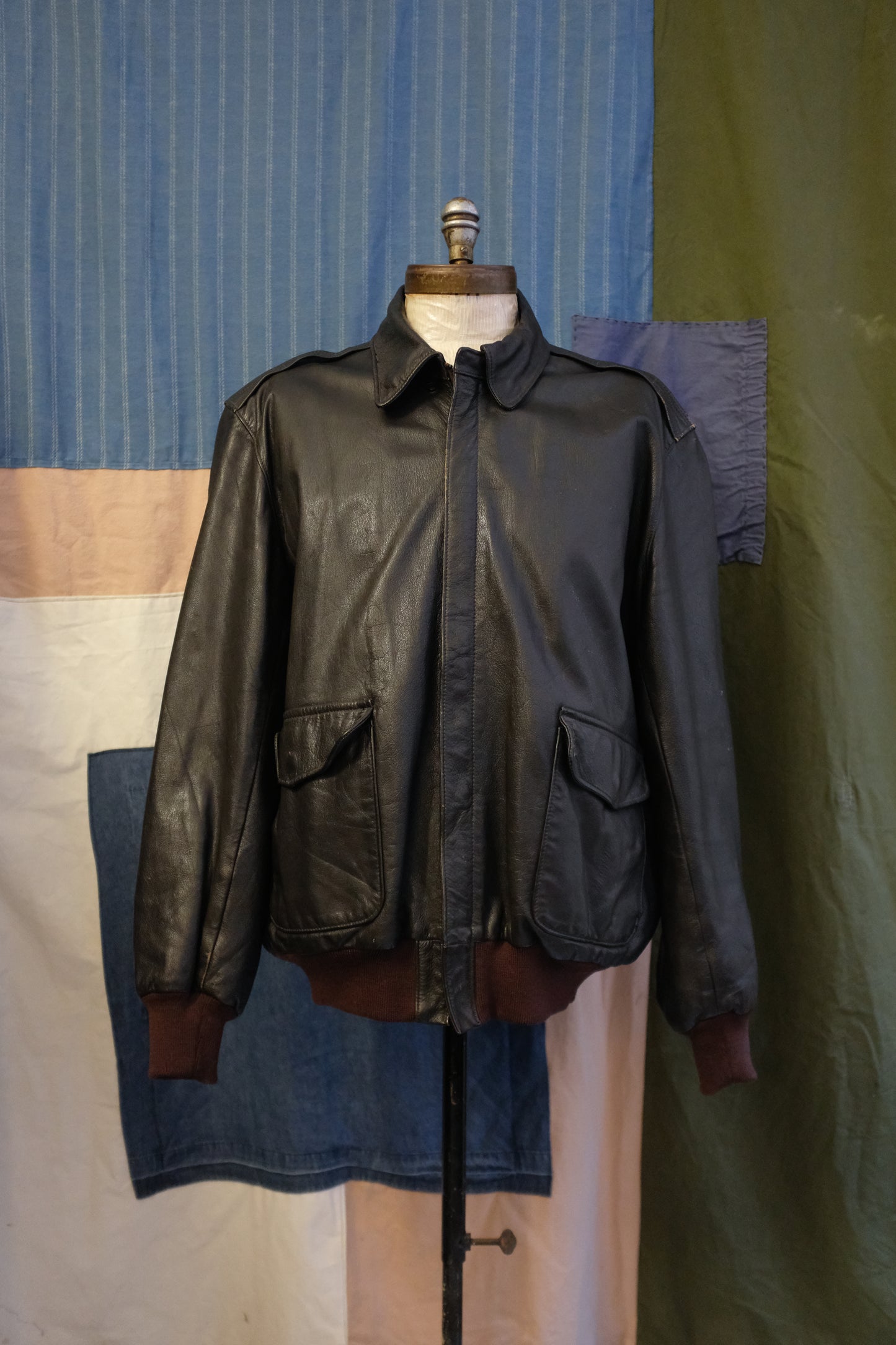 1992 A-2 Leather Flight Jacket