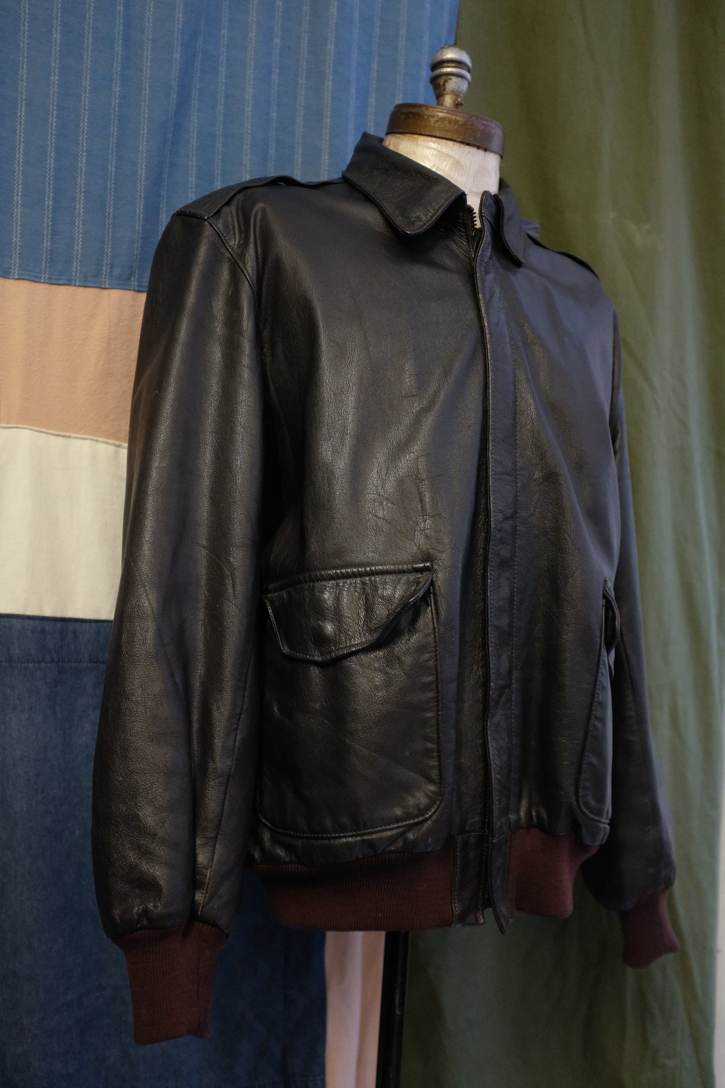 1992 A-2 Leather Flight Jacket