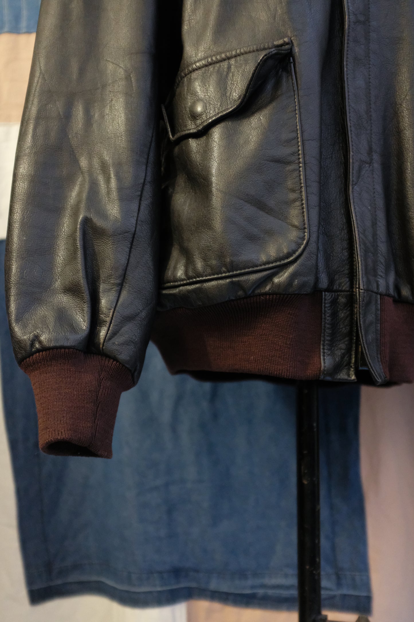 1992 A-2 Leather Flight Jacket