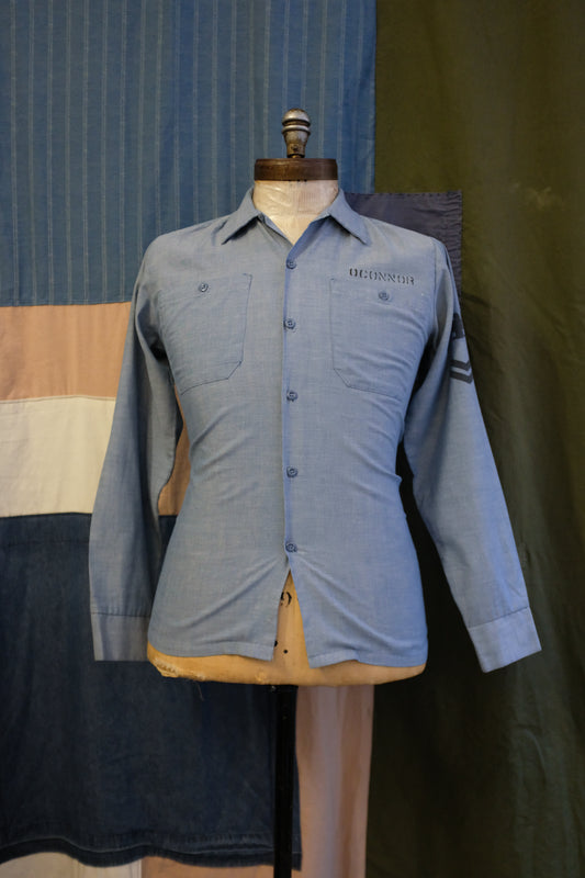 1970s Chambray Naval Buttondown