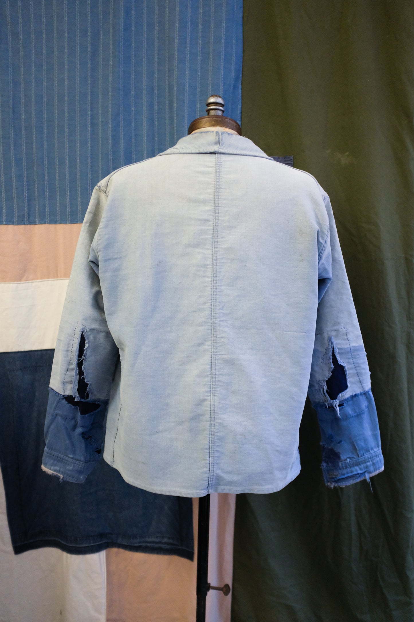 1940s French Moleskin Chore Coat