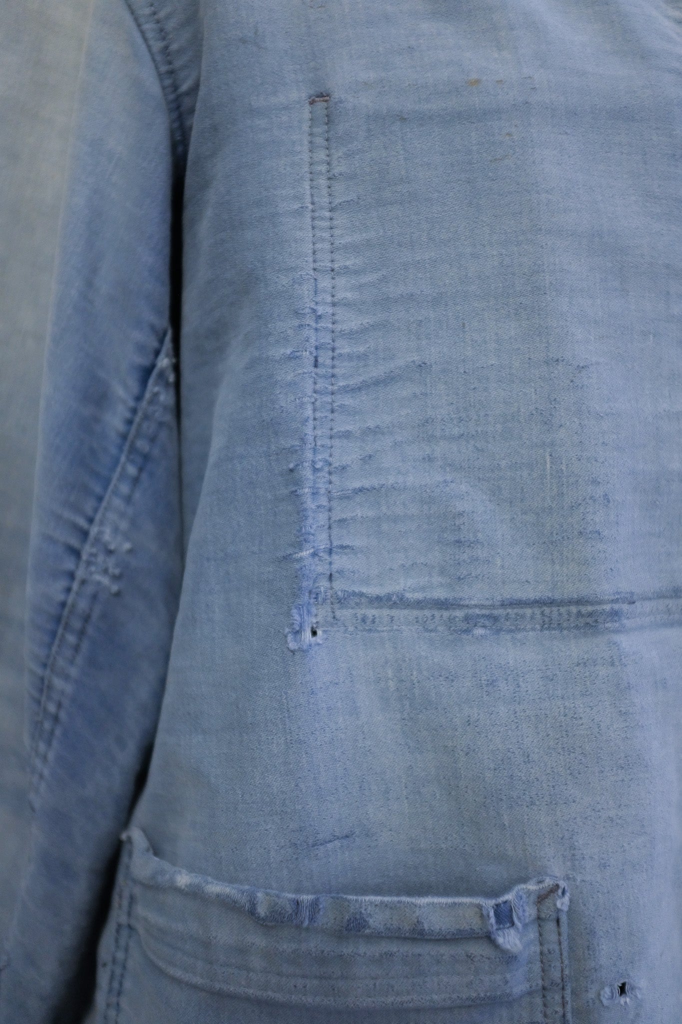 1940s French Moleskin Chore Coat