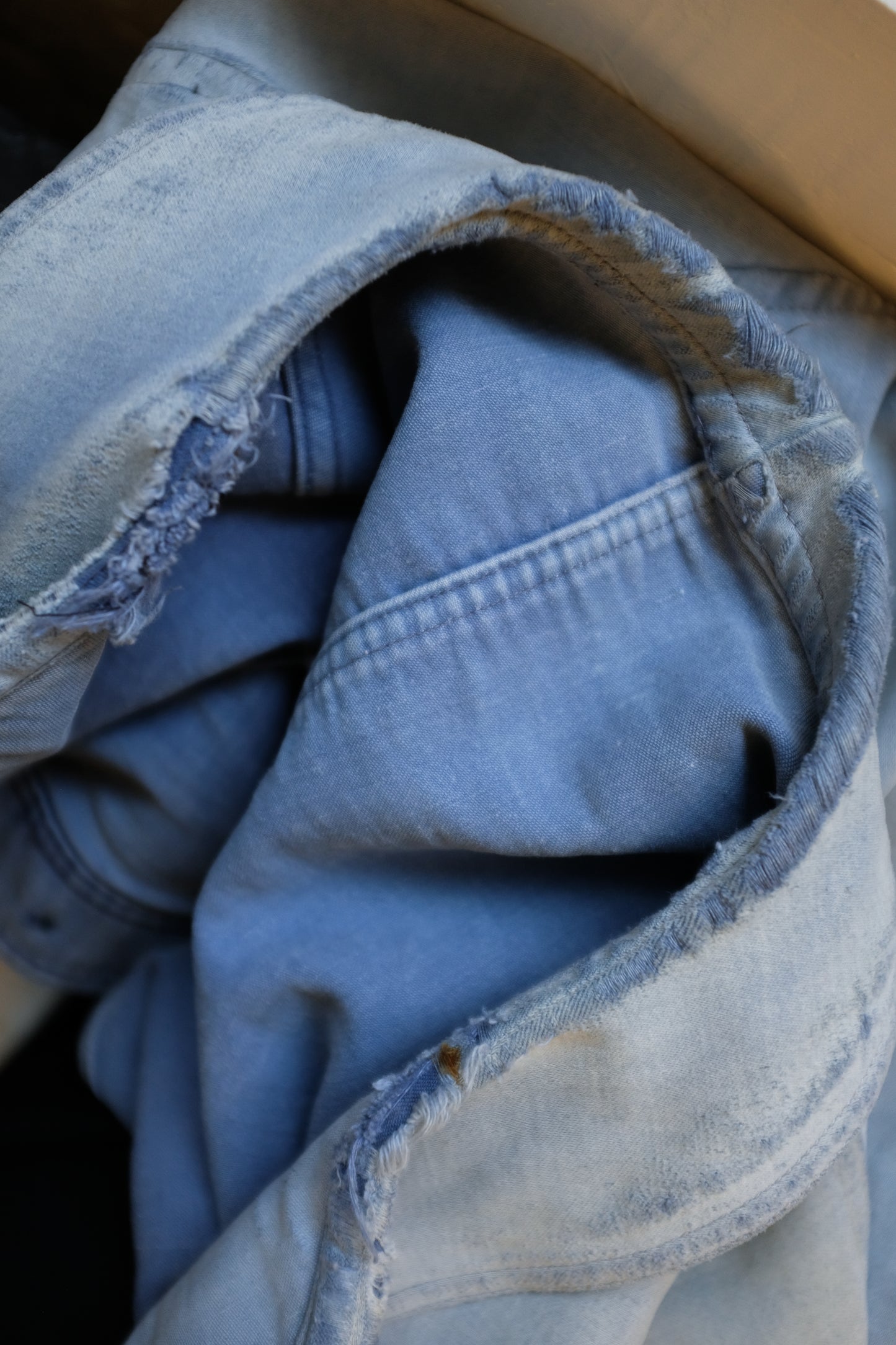 1940s French Moleskin Chore Coat