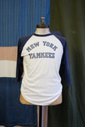 1980s NY Yankees Baseball Raglan Tee