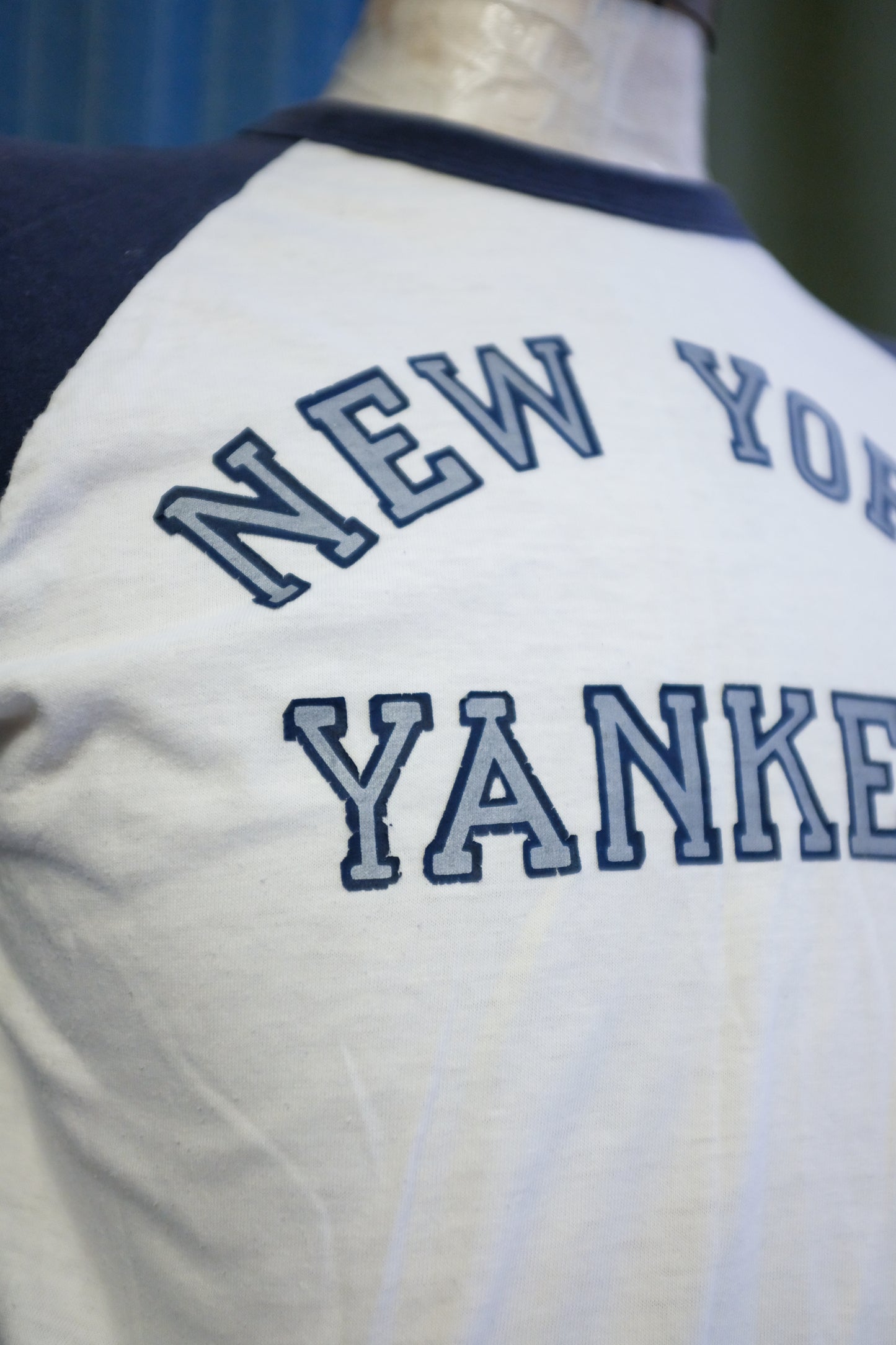 1980s NY Yankees Baseball Raglan Tee