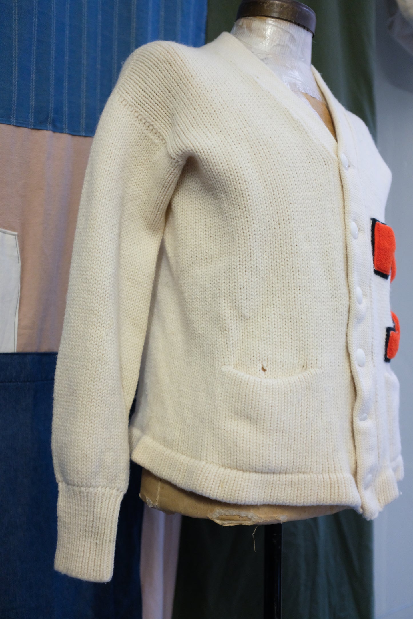 1960s Collegiate Wool Cardigan