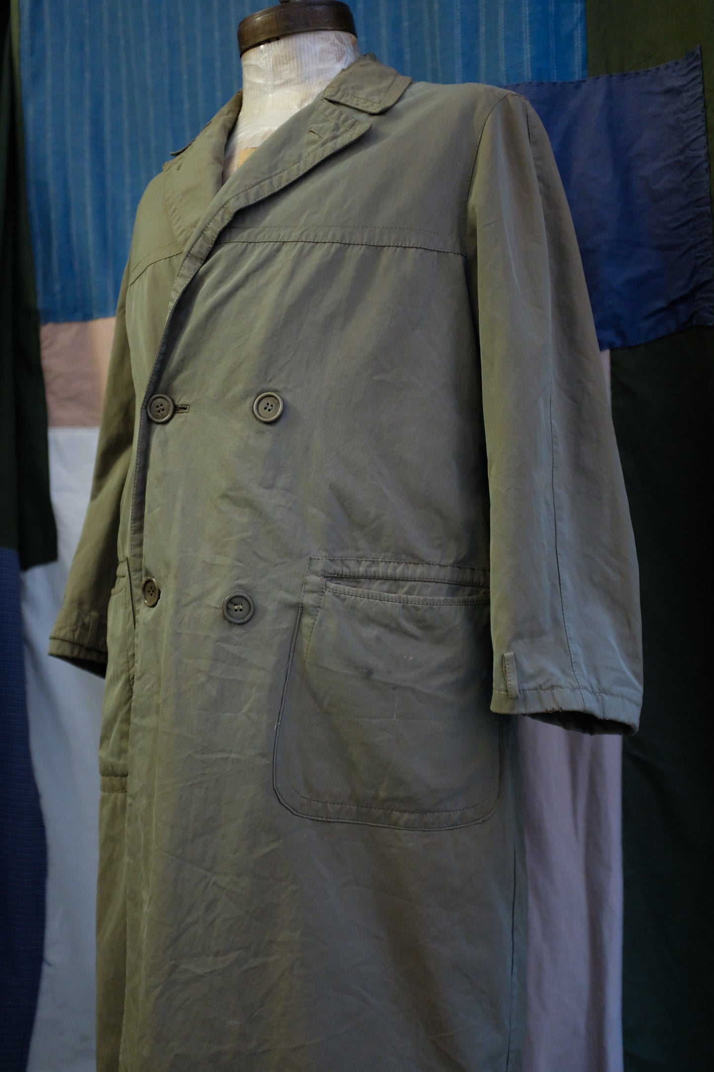 1940s Italian Military Trench Coat