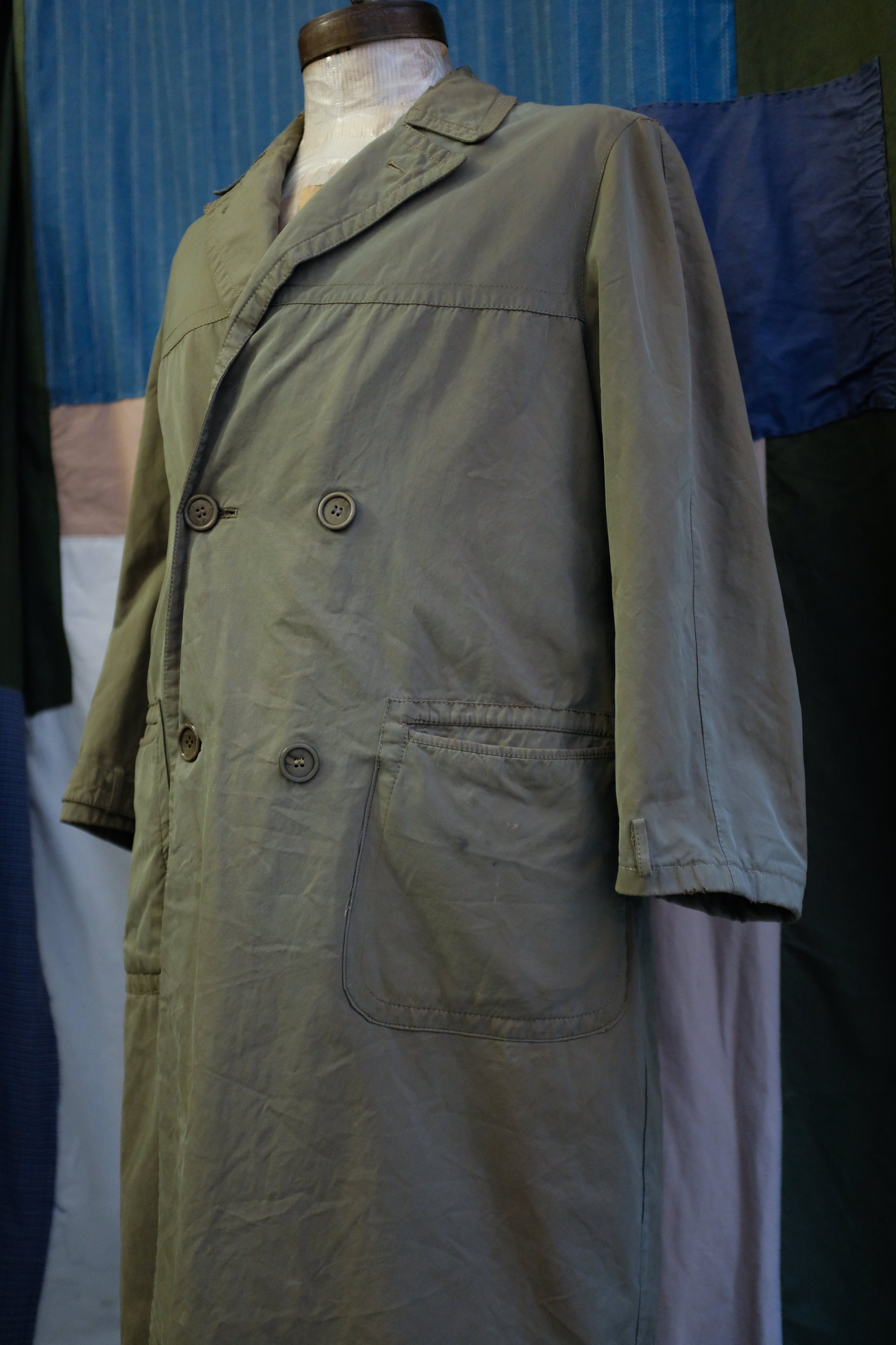 1940s Italian Military Trench Coat