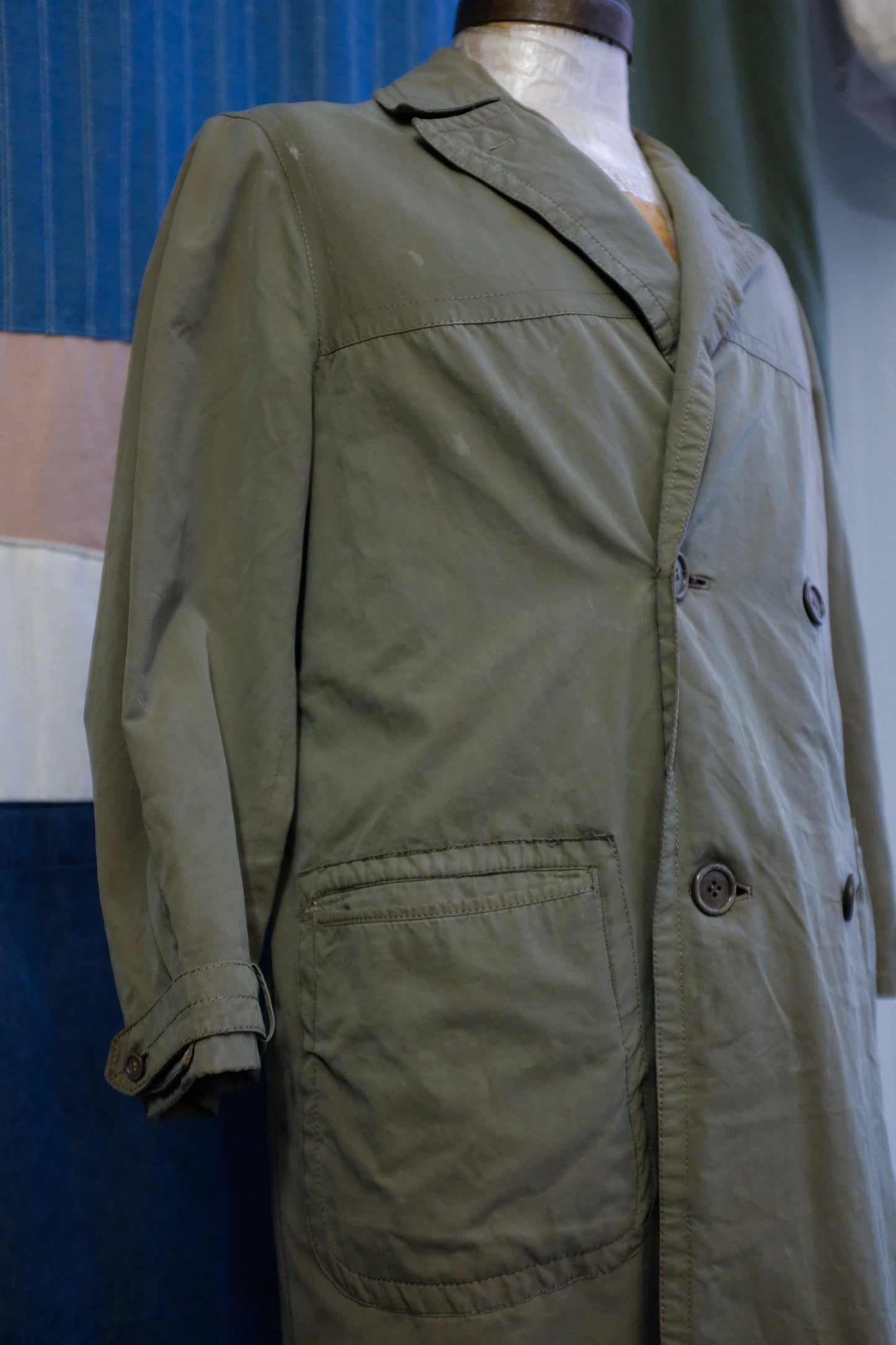 1940s Italian Military Trench Coat
