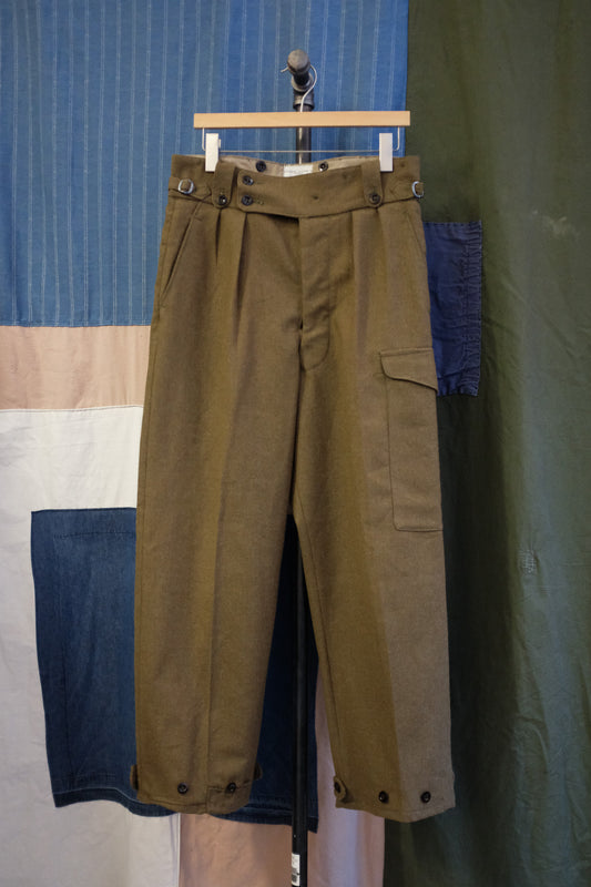1952 Australian Military Wool Trousers - Size 32