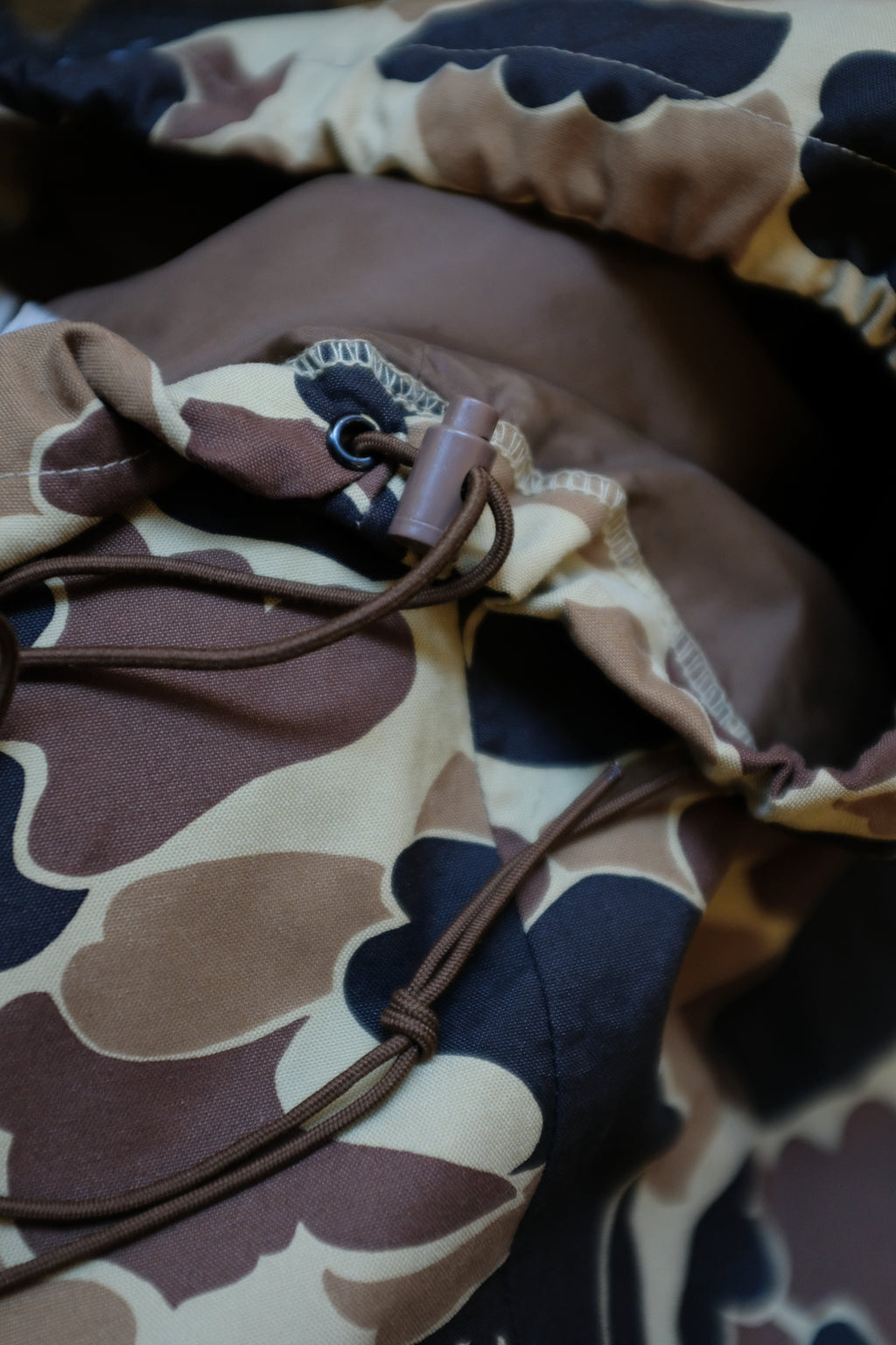 1980s Camo Drawstring Rain Pants