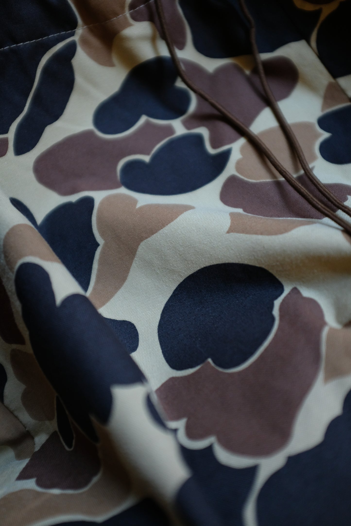 1980s Camo Drawstring Rain Pants