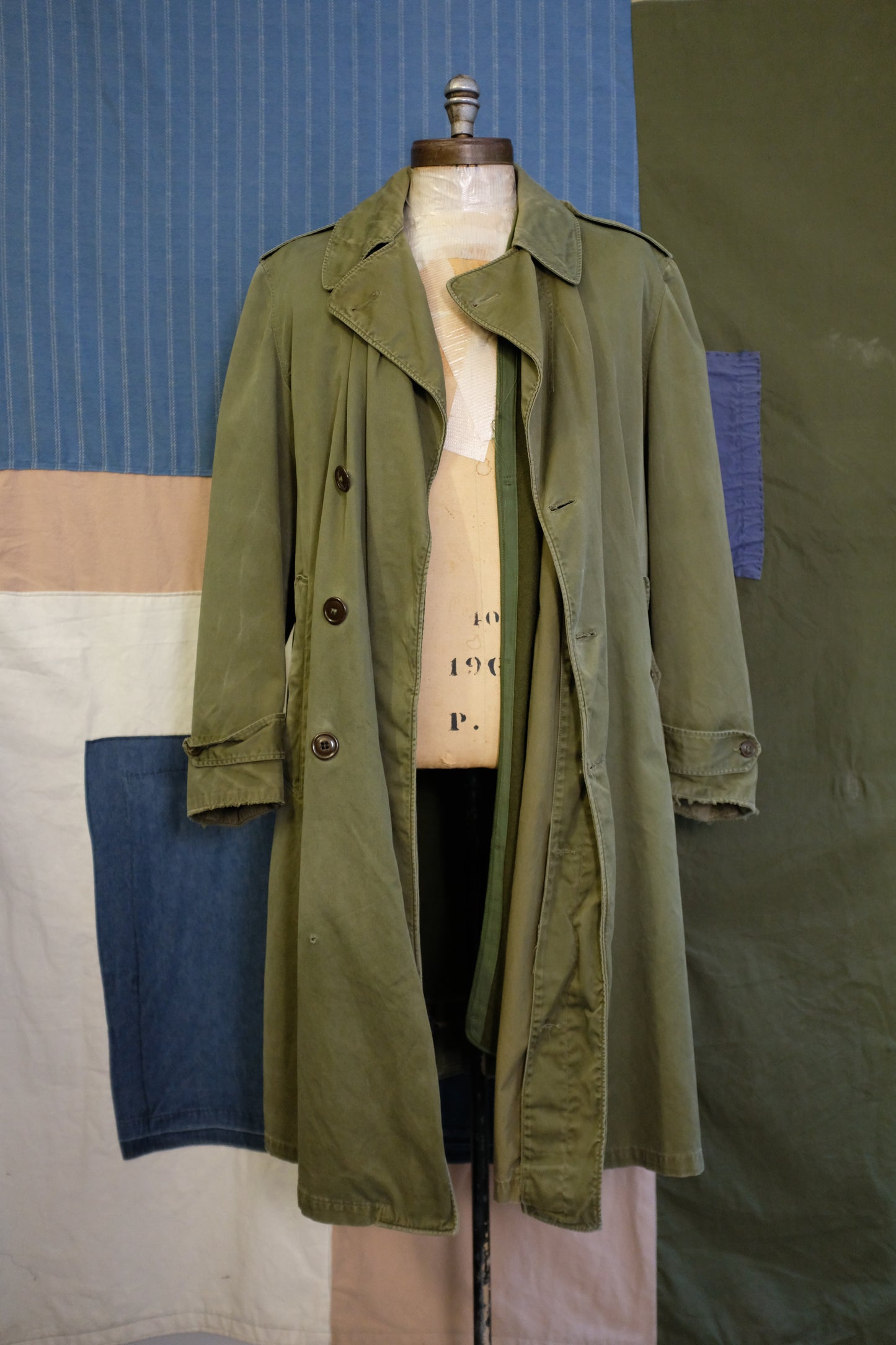 1953 US Army OG-107 Overcoat with Liner