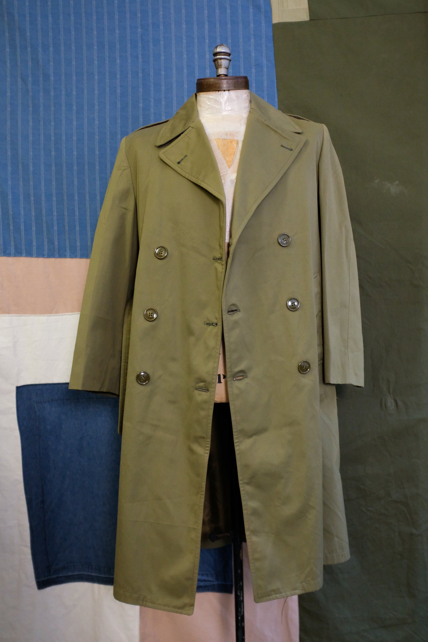 1968 Royal Canadian Navy Gabardine Raincoat
