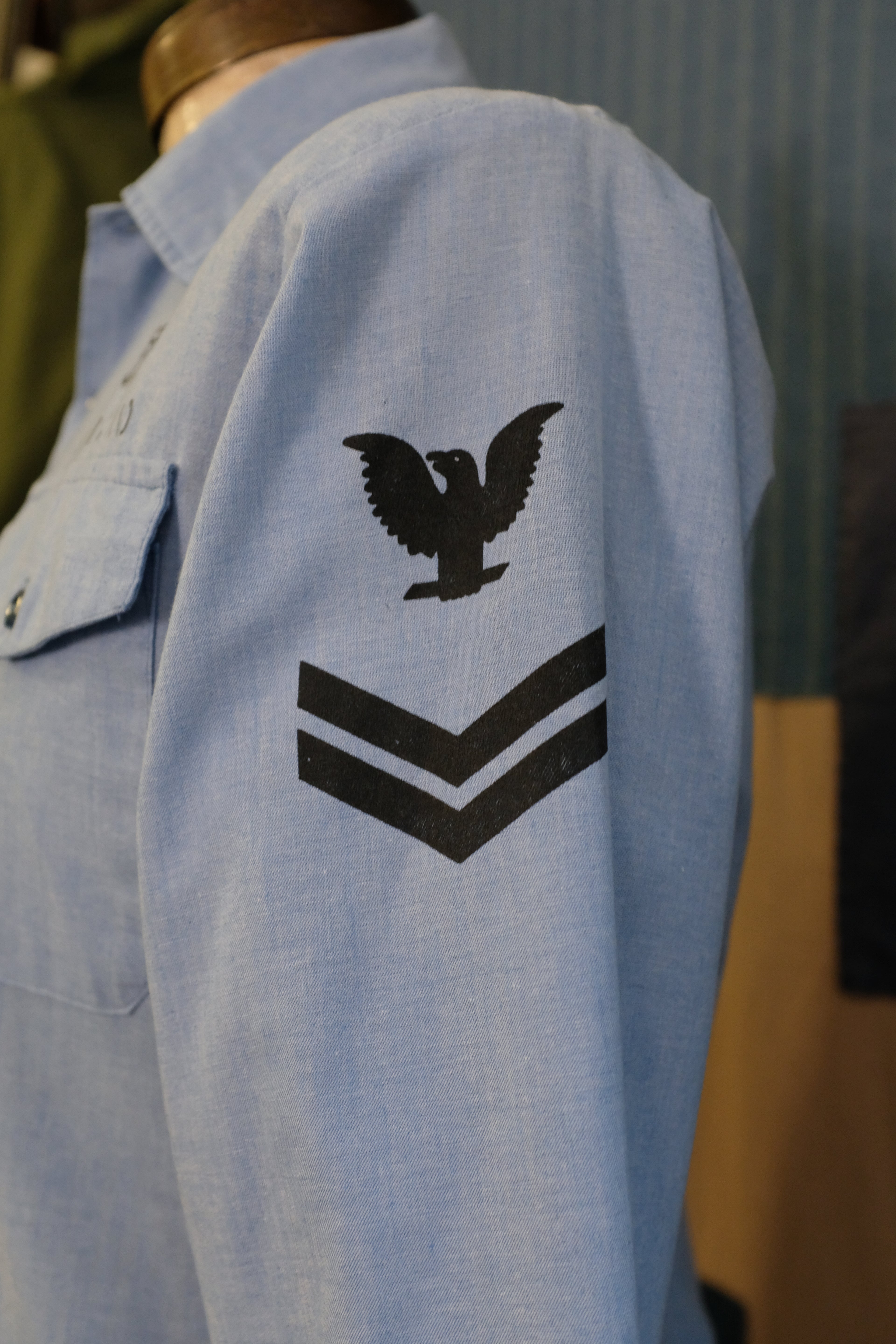 1970s US Navy Chambray Long Sleeve