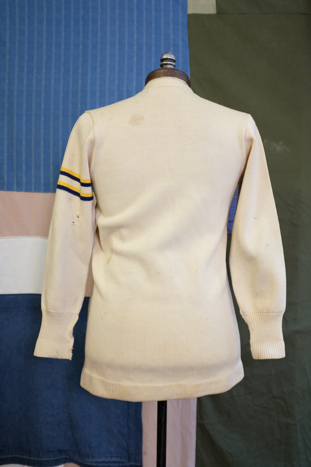 1940s Collegiate Wool Cardigan
