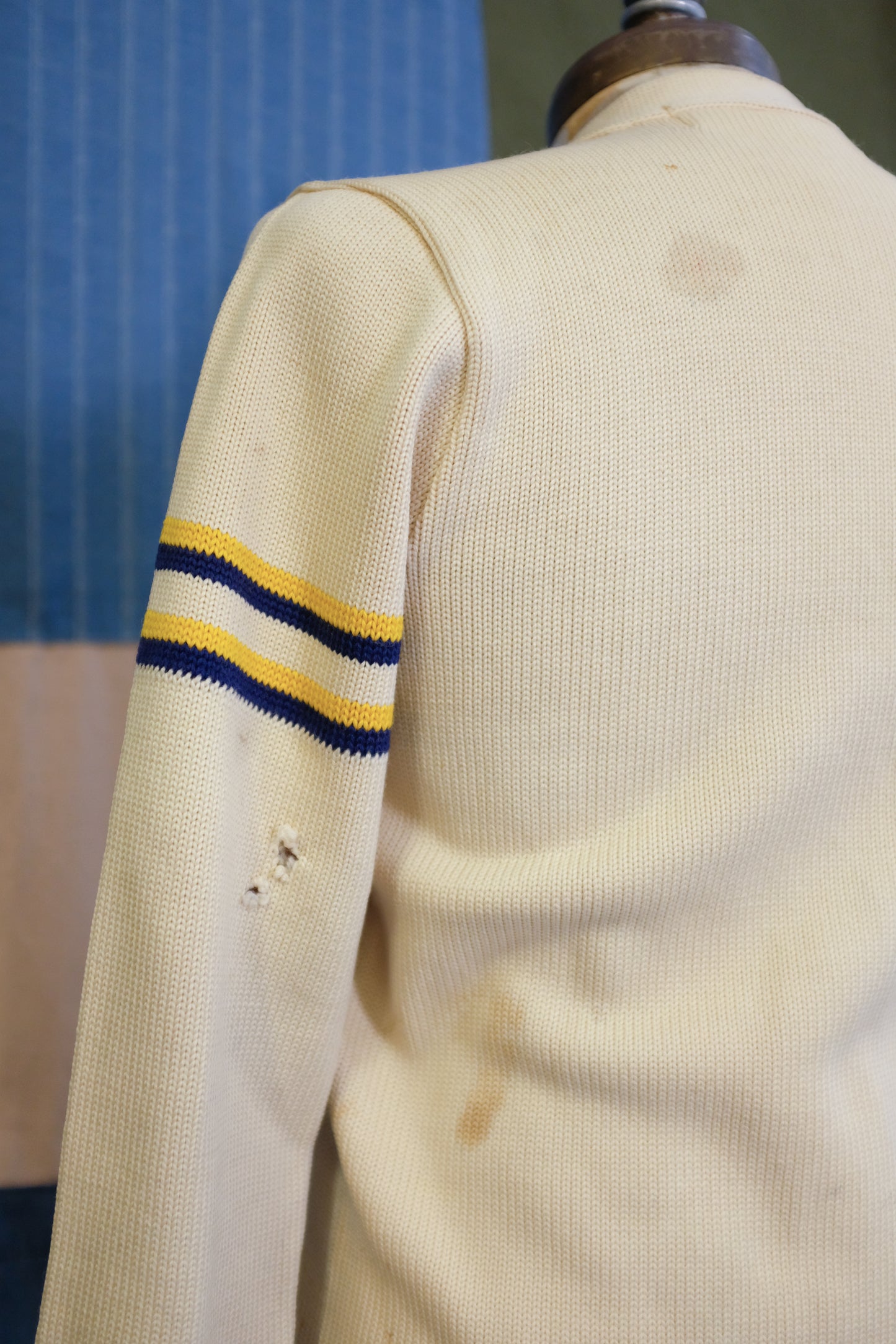 1940s Collegiate Wool Cardigan