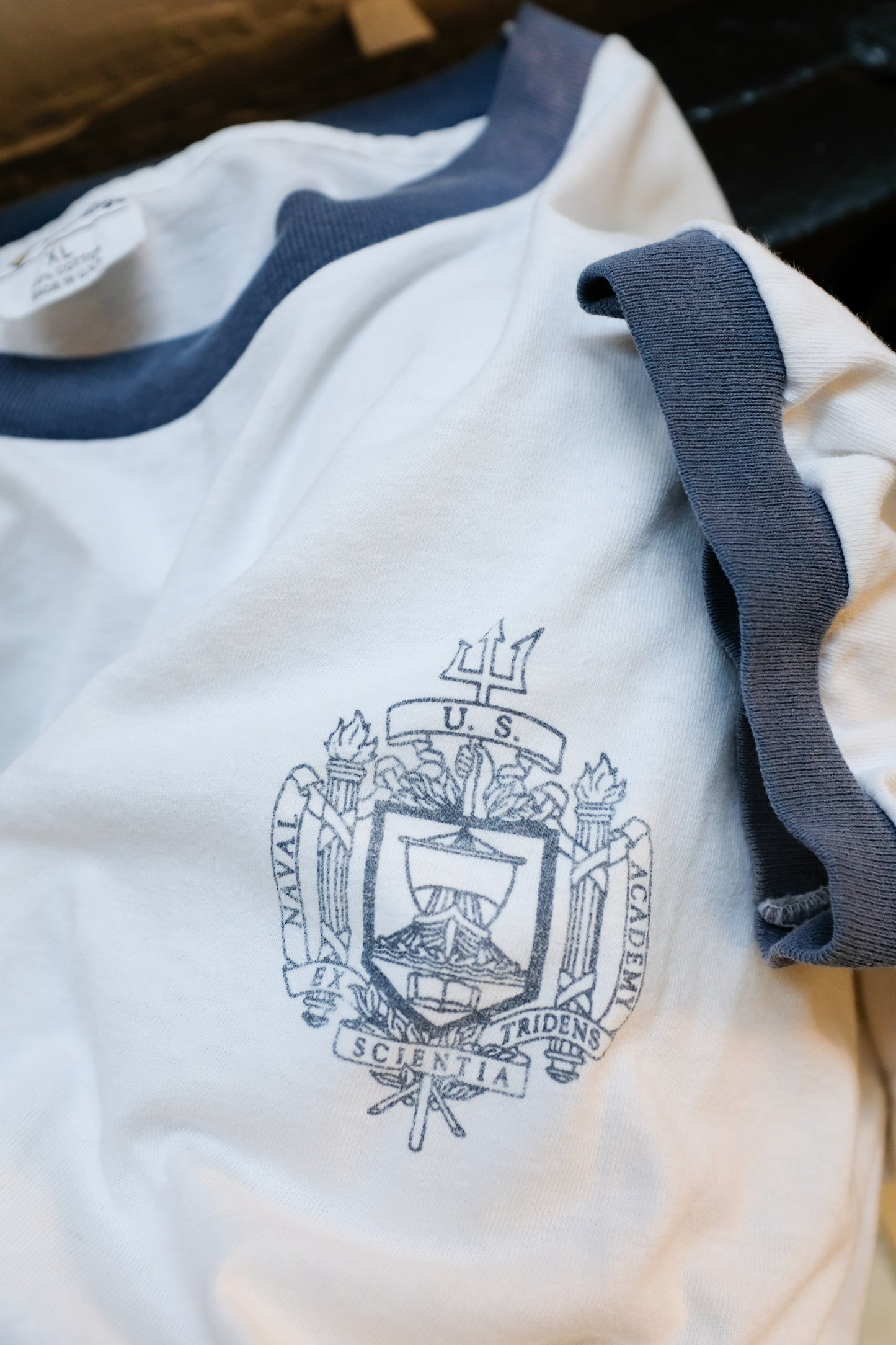 1980s US Navy Ringer Tee