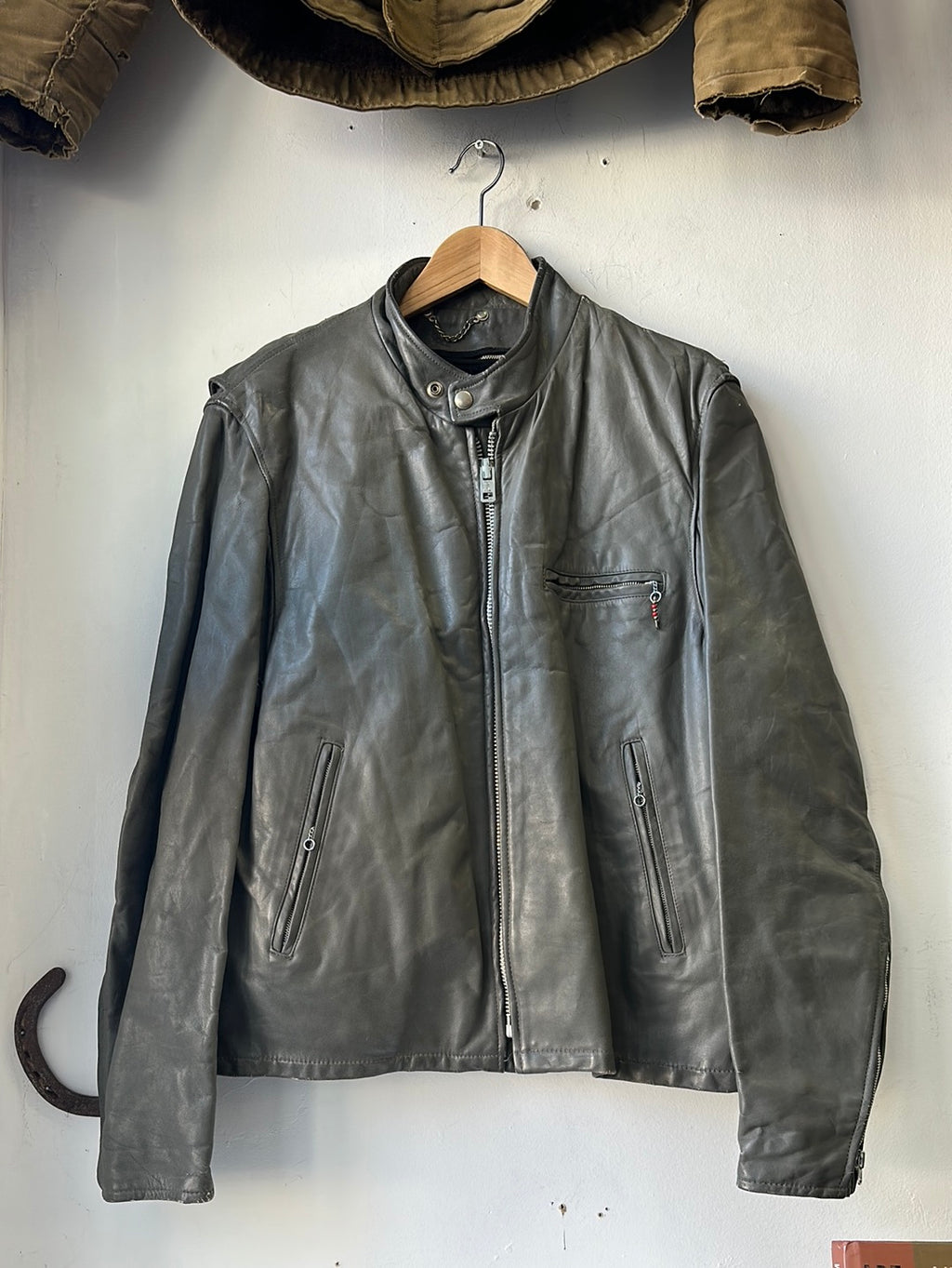 1960s Fidelity Leathers Cafe Racer Jacket