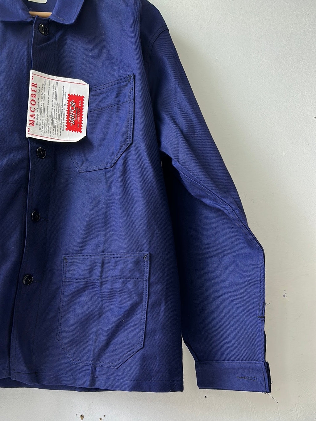 1950s Macober Blue Moleskin French Chore