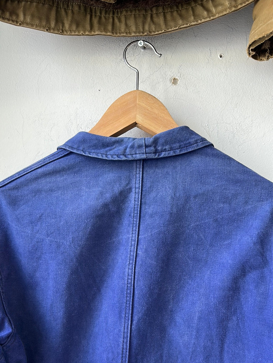 1950s Aldolphe Lafont Blue Moleskin French Chore