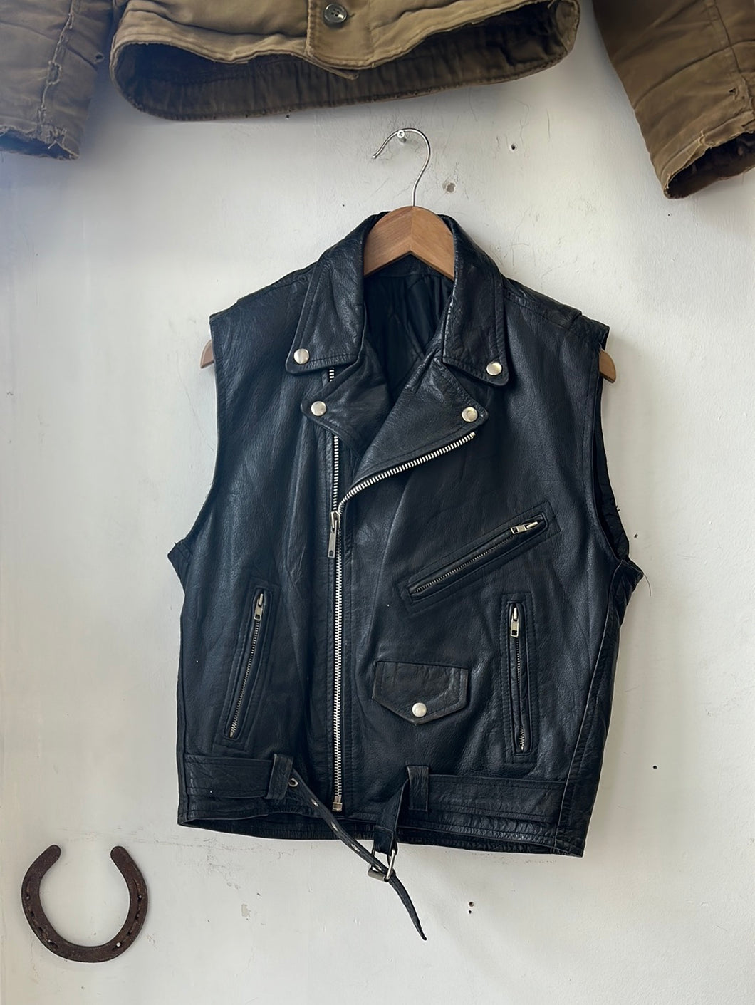 1980s Motorcycle Vest