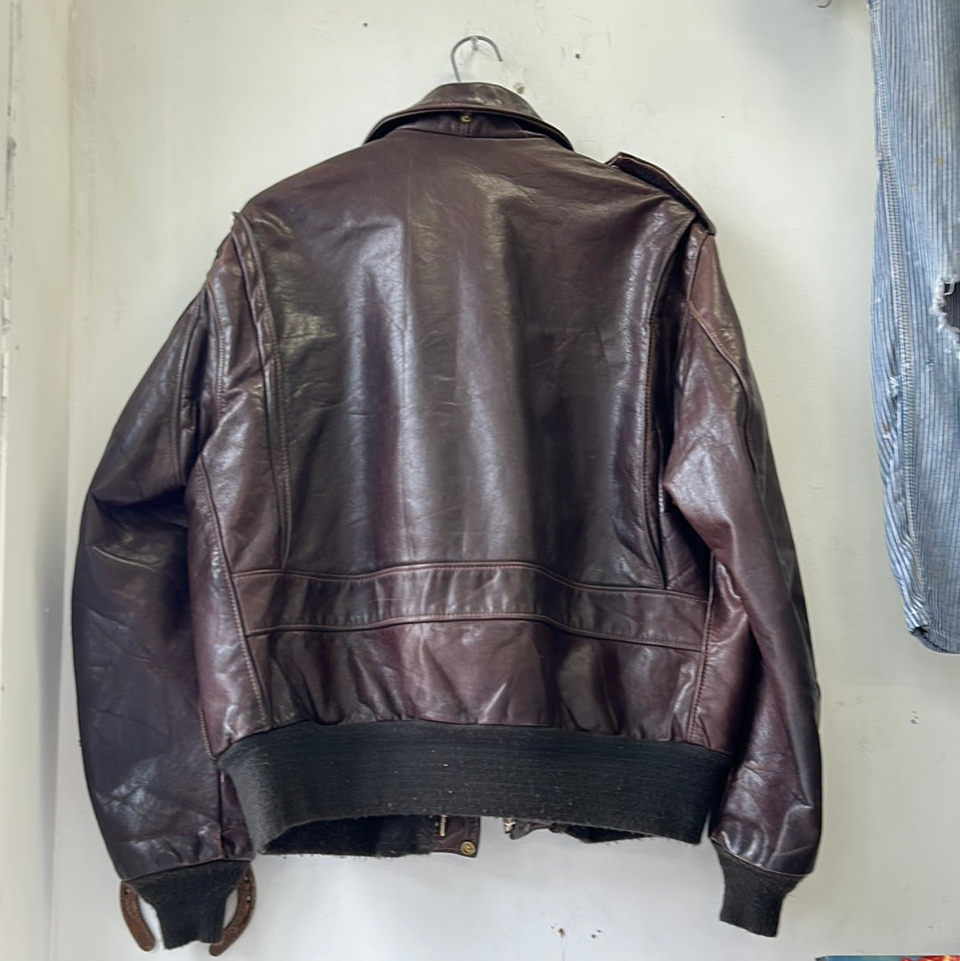 1970s Schott A-2 Leather Jacket