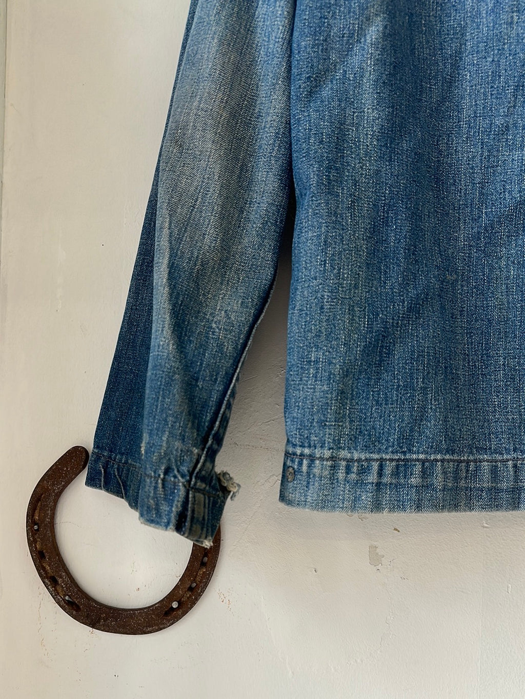 1940s US Navy Denim Shawl Collar Jacket