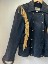 Load image into Gallery viewer, 1980s Leather City Fringe Jacket
