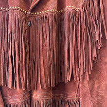 Load image into Gallery viewer, 1970s Jo-o-Kay Cowhide Fringe Leather Jacket
