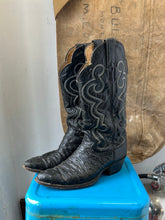Load image into Gallery viewer, Ostrich Cowboy Boots - Black - Size 7.5 M 9 W

