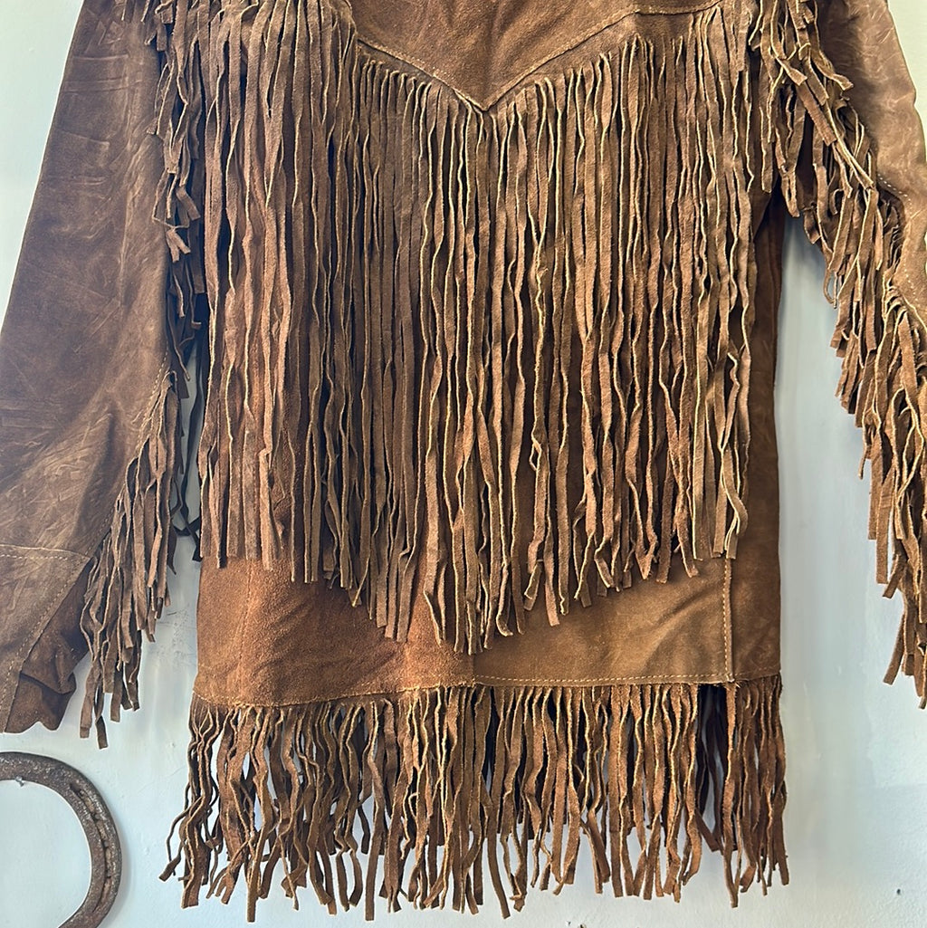 1970s Simco Fringe Leather Jacket