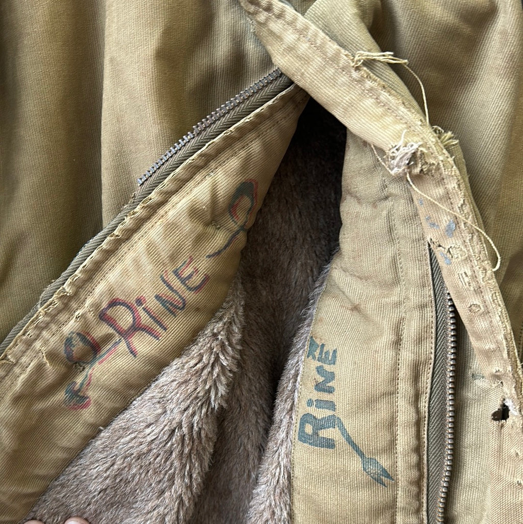 1950s US Navy N-1 Deck Jacket - 2nd Generation Size 38 “USS Miller”