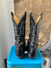 Load image into Gallery viewer, Nocona Cowboy Boots - Black - Size 9 M 10.5 W
