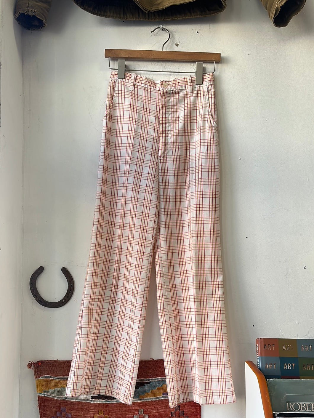 1960s Plaid Trousers