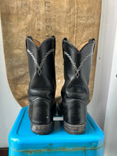 Load image into Gallery viewer, Justin Roper Boots - Black - Size 9 M - 10.5 W
