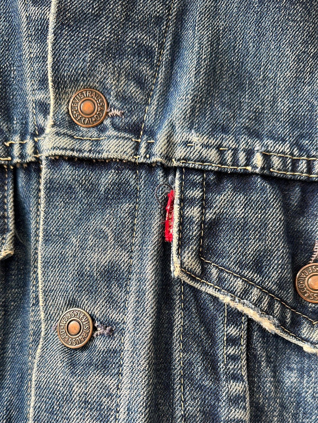 1990s Levi’s 70507 Big E Denim Trucker Jacket Reproduction - 38