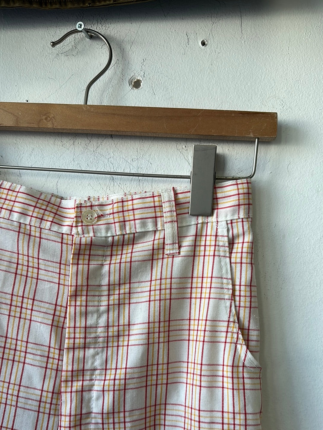 1960s Plaid Trousers