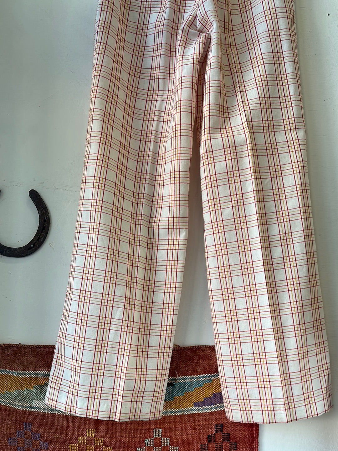 1960s Plaid Trousers