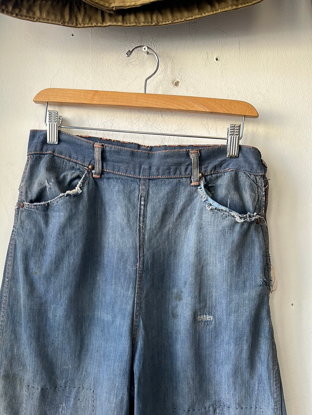 1950s Ranch Craft Side Zip Denim 29×26.5