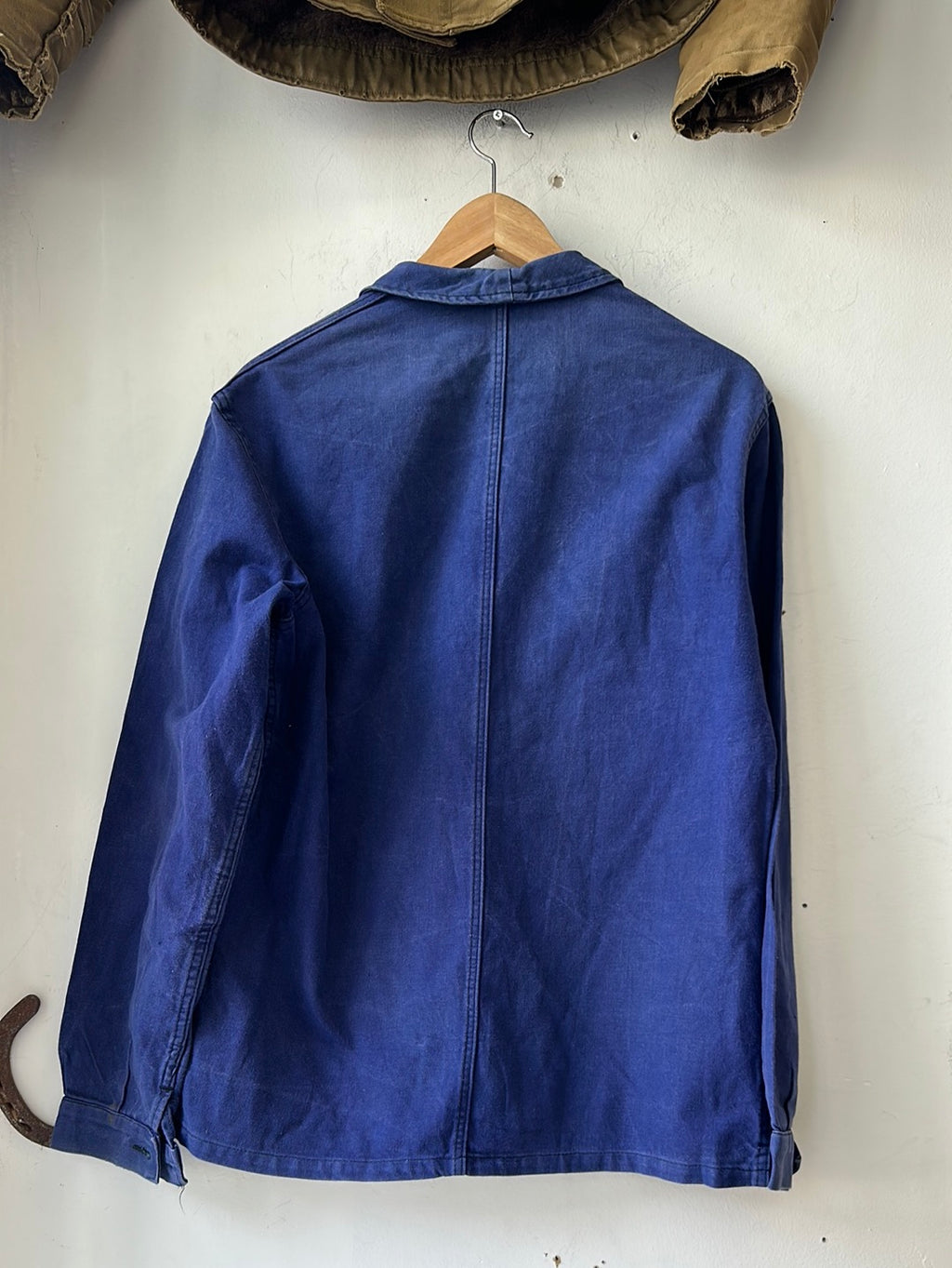 1950s Aldolphe Lafont Blue Moleskin French Chore