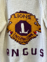 Load image into Gallery viewer, 1960s Lions Club International Cowichan Sweater
