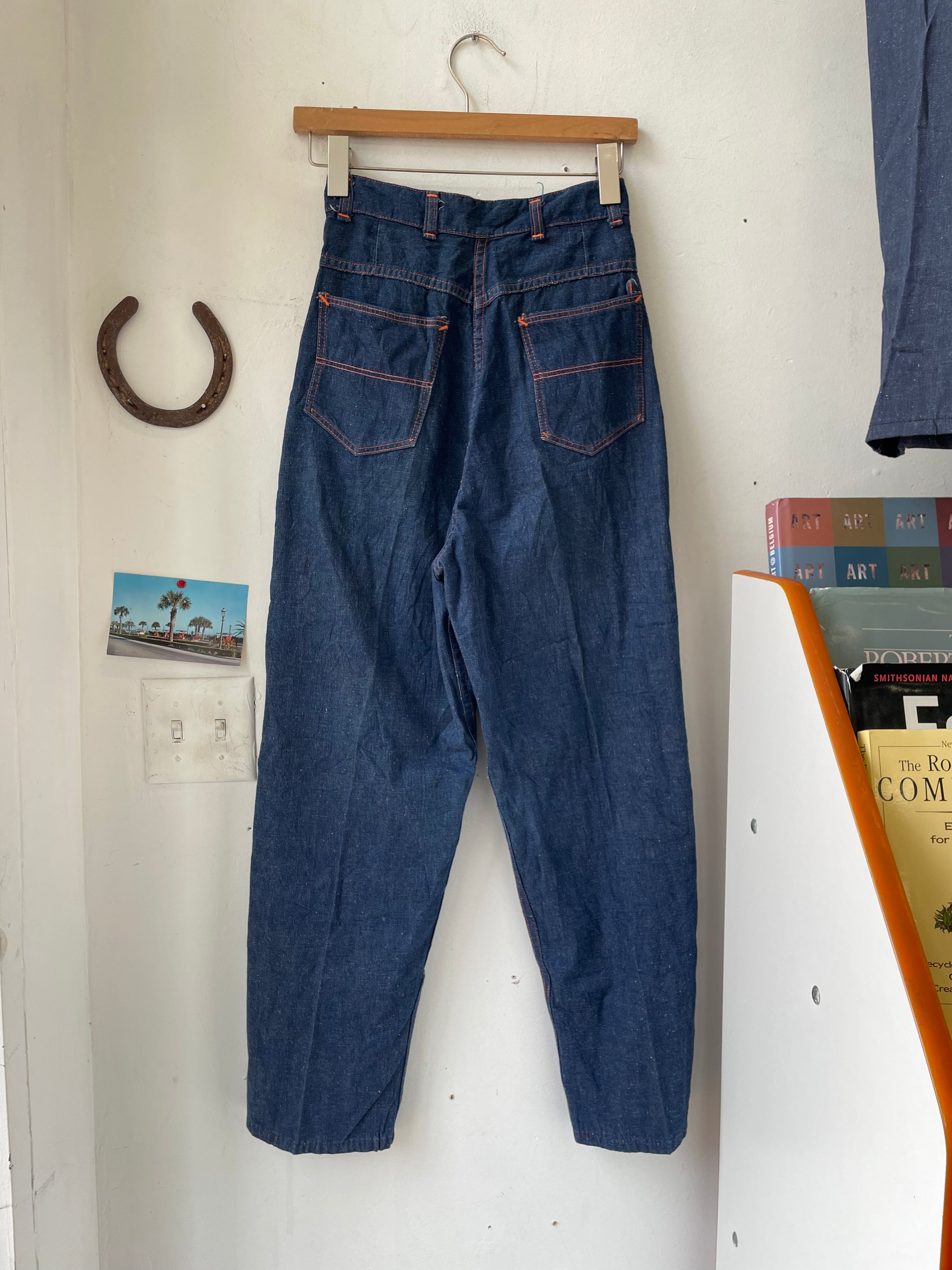 1950s Range Wrangler Blue Jeans | Vintage 50s Denim Cotton