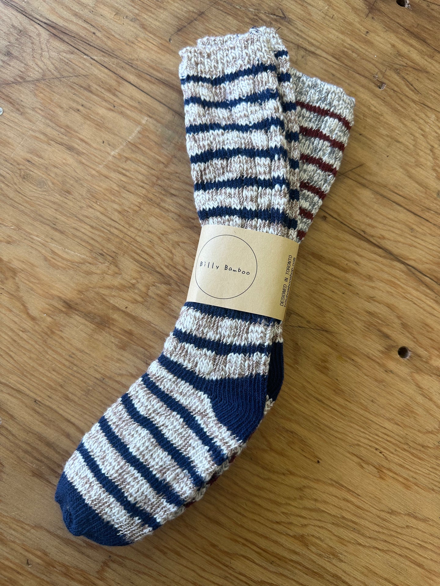 Billy Bamboo - Kids Slub Cotton High Socks (More Colors)