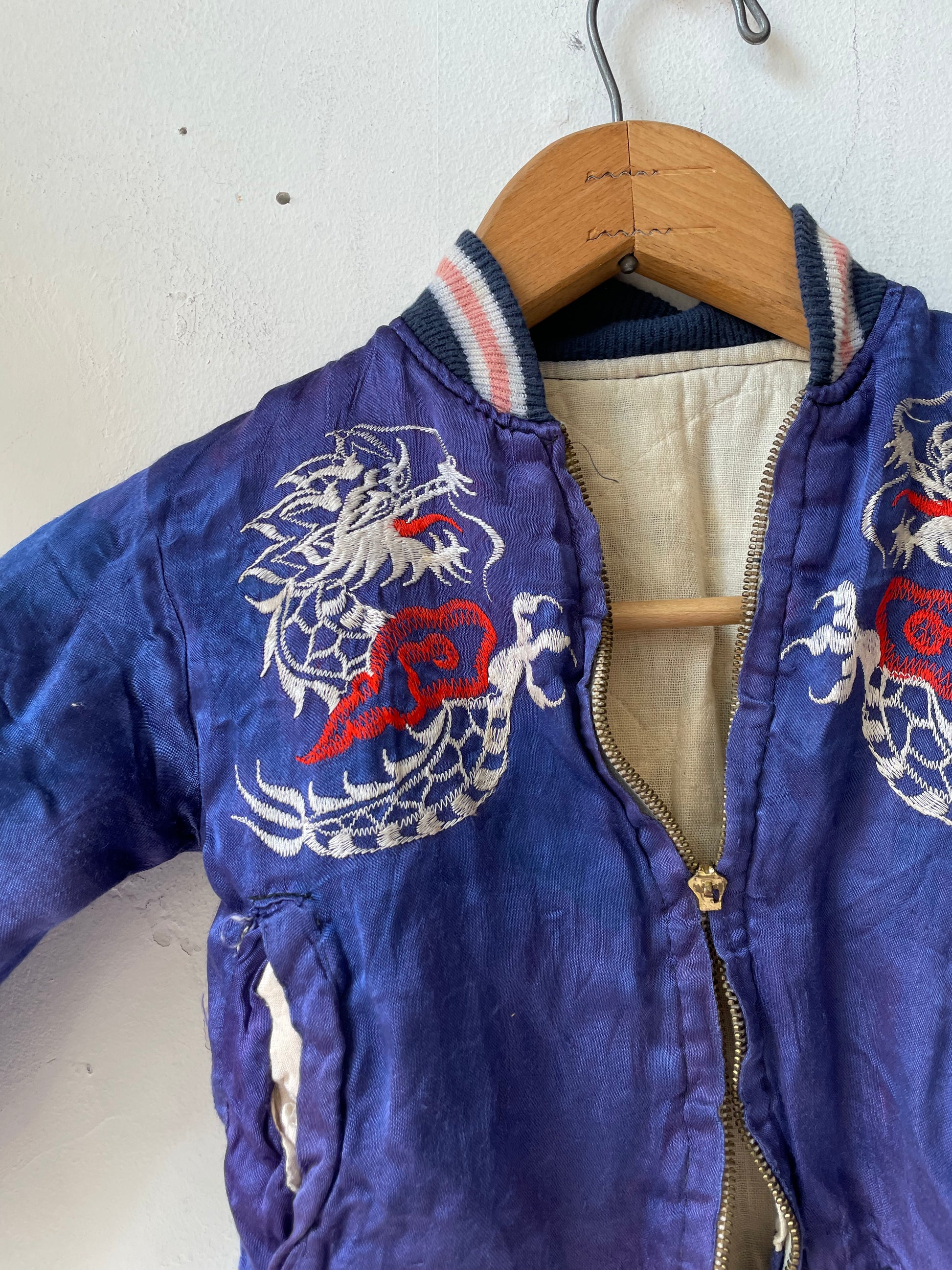 50's style SouvenirJacket army design➕4点 True Vintage 50's GERMAN ARMY military tour souvenir sukajan