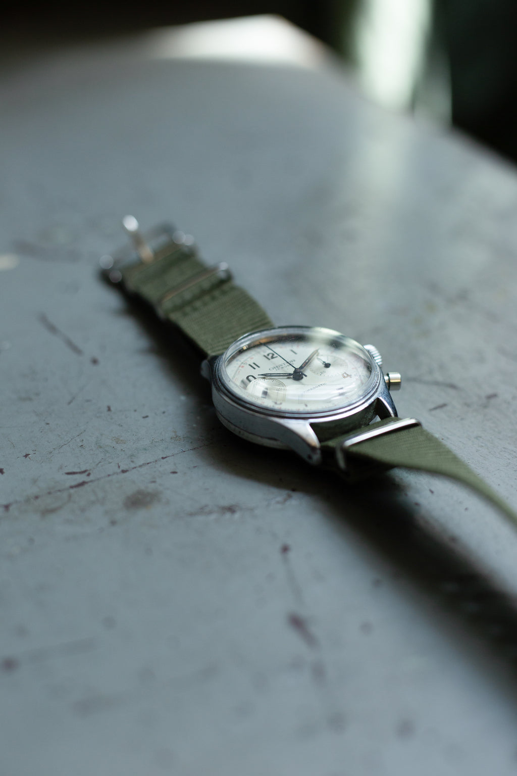 Orator Military Style Chronograph 1940s
